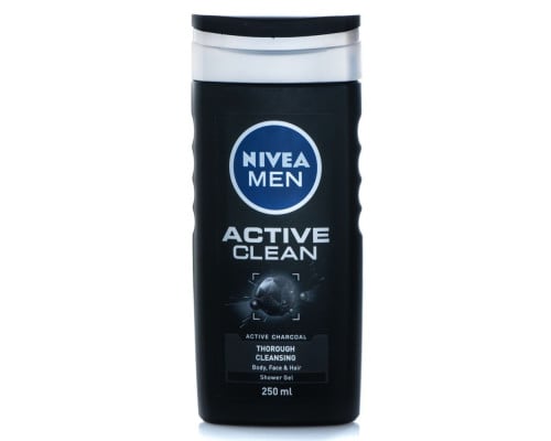 Nivea جل استحمام اكتيف كلين للرجال من نيفيا _ 250  مل