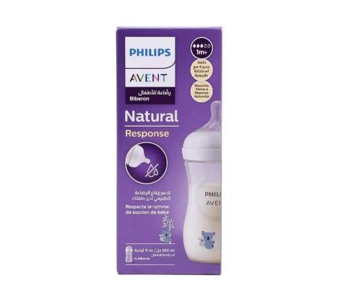 فيليبس افنت ناتشورال رضاعة بلاستيكية _  260 مل.  philips avent