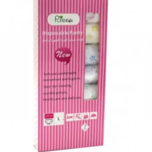 كلوتات للدورة الشهرية من بيور لايف مقاس  _ 7 قطع    purelife/ L