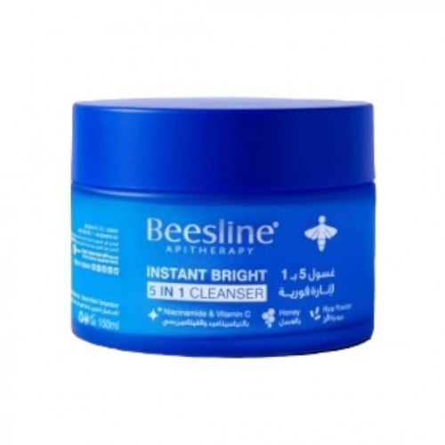 بيزلين غسول 5في1 بالنياسيناميد وفيتامين سي لتفتيح البشرة 150 مل Beesline Instant Bright 5in1 Cleanser