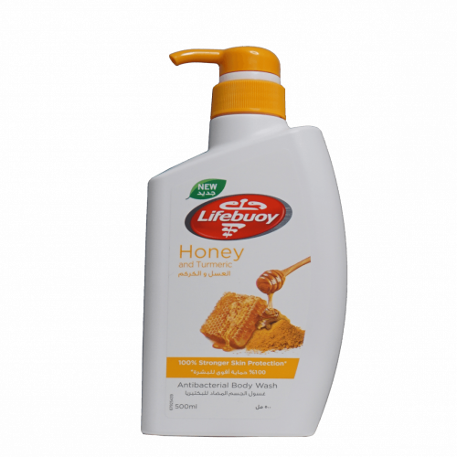 سائل استحمام بالعسل والكركم  من لايف بوي _ 500 مل         Lifebuoy