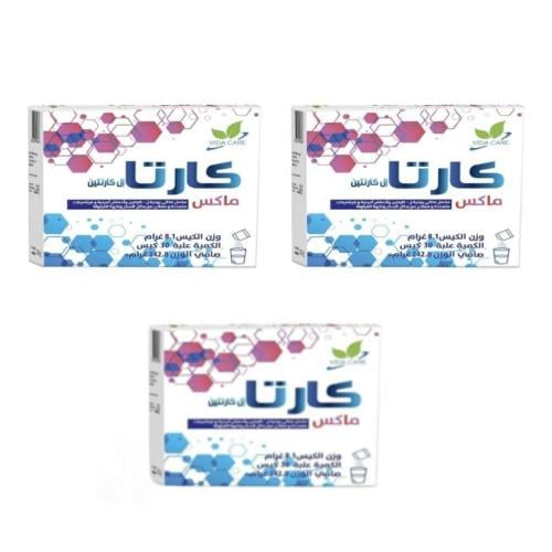 كارتا ماكس فوار مكمل غذائي للرجال و للسيدات ( 30 كيس × 3 ) Carta max