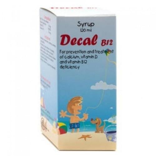 ديكال ب12 مكمل غذائي شراب  _ 120 مل.  Decal