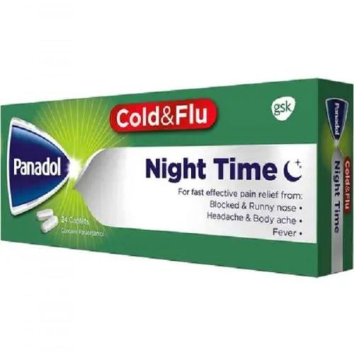 Panadol-Cold&Flu Caplet 24pcs | بانادول كولد اند فلو  _ 24 قرص
