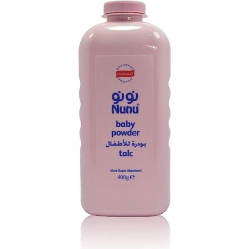 نونو بودرة أطفال - زهري - 400 جرام  Nunu