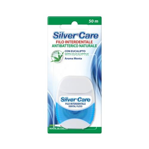 خيط تنظيف الأسنان بالنعناع من سيلفر كير _ 50 متر    Silver care