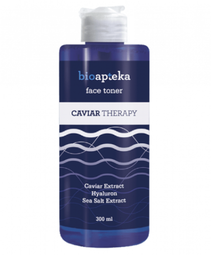 بيلكا بيو ابتيكا بالكافيار تونر تفتيح وتنظيف البشرة مدعم بحمض الهايالورونيك - 300 مل.   Bio Apteka