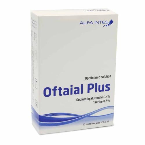 محلول أوفتايال بلس للعين 0.6 مل قارورة  _ 15 مل  Oftaial Plus