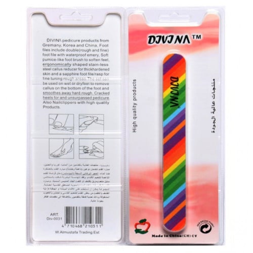 Divina مبرد اظافر متعدد الألوان من ديفينا _ ART 0031