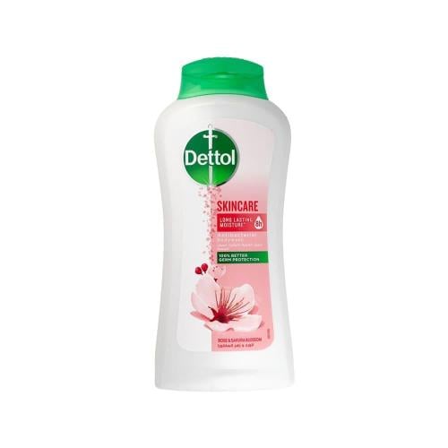 ديتول غسول الجسم للعناية بالبشرة بالورد وزهر الساكورا - 500 مل.  Dettol