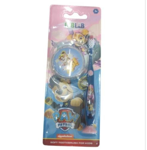 Fablab  فاب لاب - فرشاة اسنان ناعمة للاطفال باو باترول مع هدية