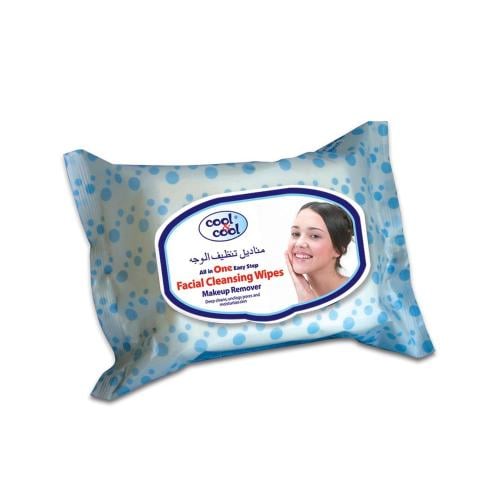 مناديل لازالة المكياج من كول اند كول  _ 33 منديل.  Cool & Cool