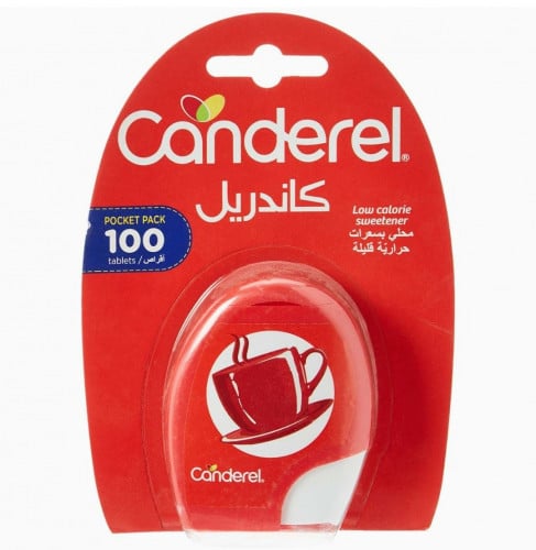 محلي منخفض السعرات من كاندريل _ 100 قرص ، أحمر Canderel