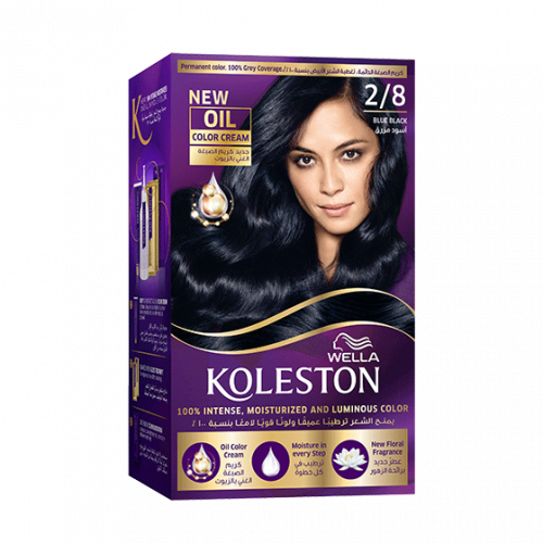 صبغة الشعر الدائمة من ويلا كوليستون _ أسود_مزرق 2/8.   Koleston