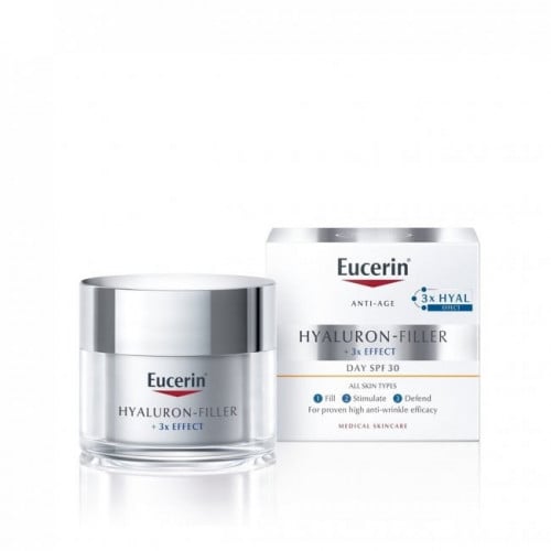 كريم النهار Eucerin Hyaluron-Filler 3x Effect Day SPF30 50 مل