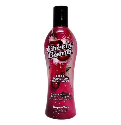 لوشن تشيري بومب من سوبري تان بخلاصة الكرز الاحمر لتسريع تسمير البشرة _ 235 مل   cherybomb taning lotion