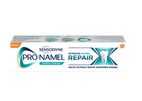 معجون أسنان سنسوداين لإصلاح مينا الأسنان بشكل مكثف، انتعاش إضافي _ 75 مل.  Sensodyne