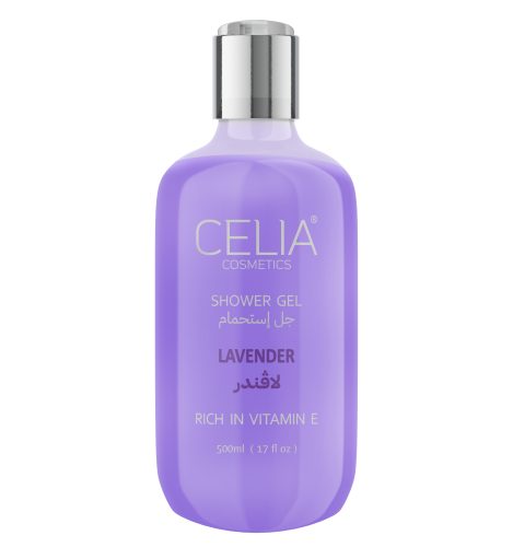 سيليا جل استحمام لافندر 500 غرام.  Celia