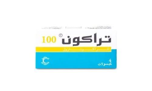 تراكون 100 مجم مضاد للفطريات  _ 4 كبسولة.  Tracon 100 Mg