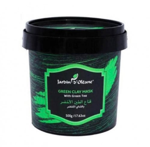 قناع الطين الاخضر بالشاي الاخضر  من جاردن اوليان _ 500 جم. Jardin D Oleane,