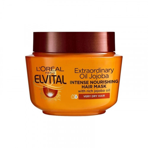 ماسك زيت الجوجوبا الغني  للشعر شديد الجفاف من لوريال باريس إلفيف _  300مل Loreal paris