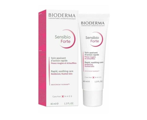كريم الوجه المهدئ سينسيبيو فورتي من بيوديرما - 40 مل  Bioderma