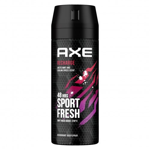 مزيل العرق سبورت بخاخ للرجال برائحة النعناع القطيي و التوابل الباردة من إكس - 150 مل Axe