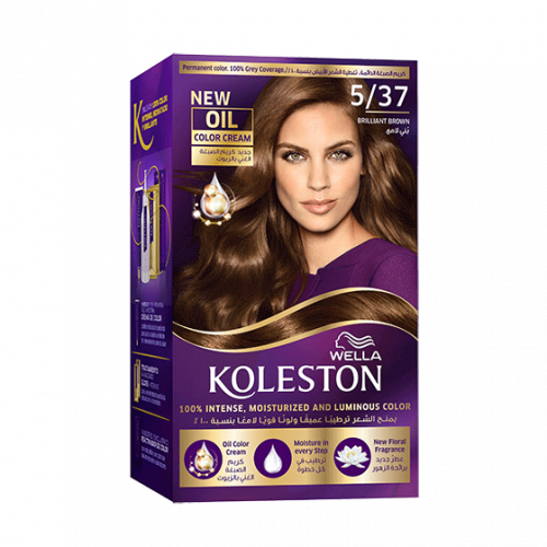 صبغة الشعر الدائمة من ويلا كوليستون _ بني جذاب 5/37.   Koleston