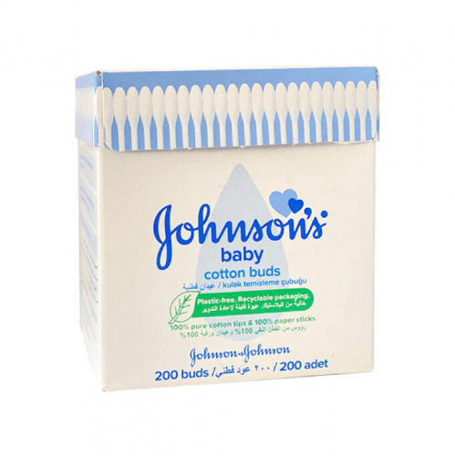 Johnson العيدان القطنية للأطفال من جونسون - 200 عودا