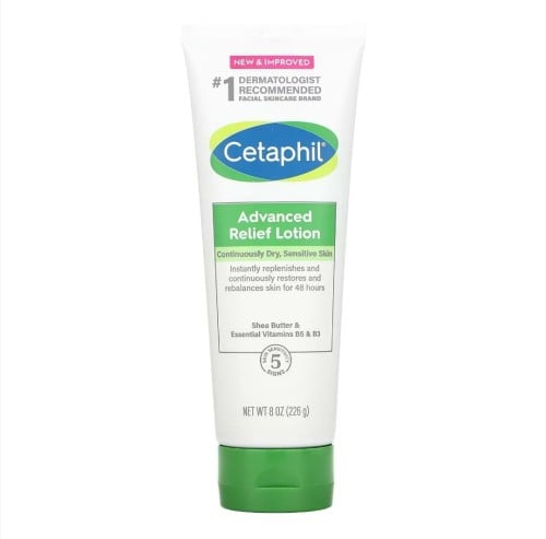 سيتافيل لوشن تخفيف متطور، للبشرة الجافة والحساسة، خالي من العطور، 8 أونصة (226 جم)   cetaphil