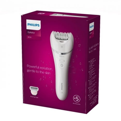 ماكينة إزالة الشعر للأستخدام الجاف او المبلل من فيليبس _ 5 ملحقات philips