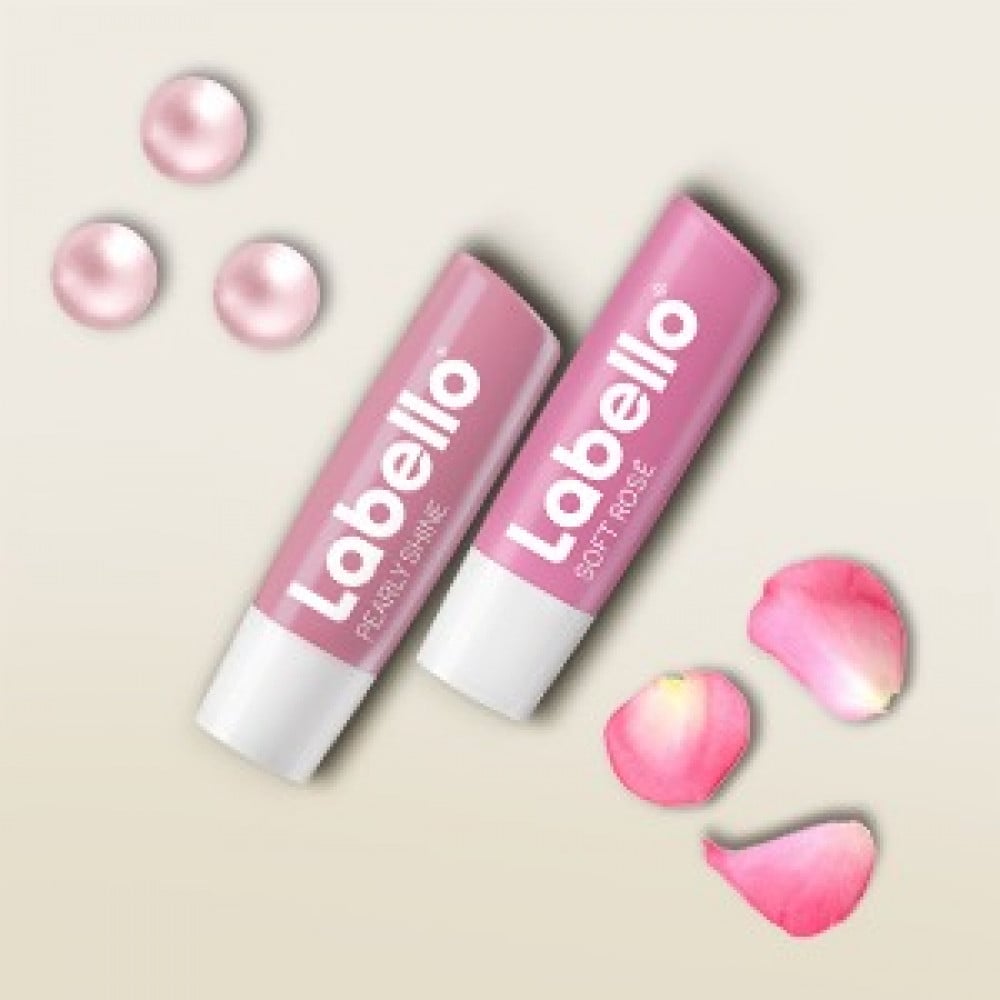 بلسم الشفاه لابيلو ، مرطب للعناية بالشفاه ، لمعان اللؤلؤ ، 4.8 جرام Labello