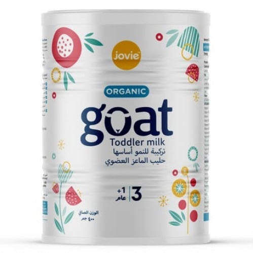 jovie حليب الماعز العضوي، المرحلة 3، من 1-3 سنوات  من جوفي - 400 جم