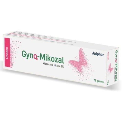 جاينو ميكوزال كريم التهابات الفطريات المهبلية 78 جرام.   Gyna_ mikozal