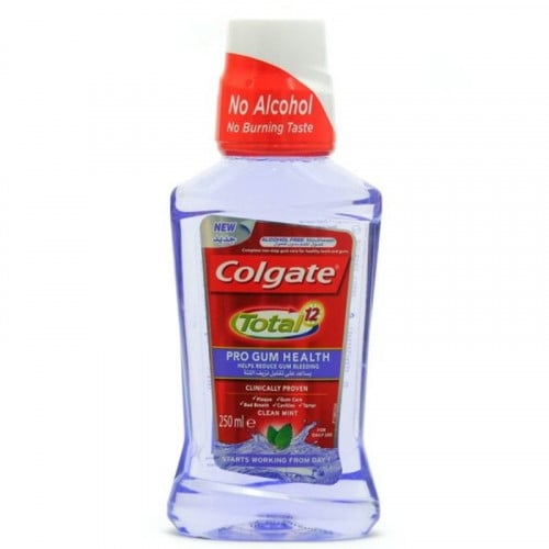 غسول الفم توتال 12 برو لصحة اللثة من كولجيت _  250 مل Colgate