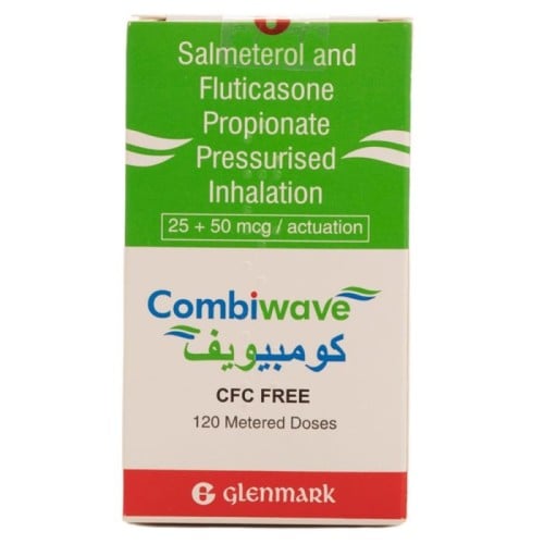 كومبيويف 50/25 مكجم، يخفف من مضاعفات الربو - 1 بخاخ.    Combiwave