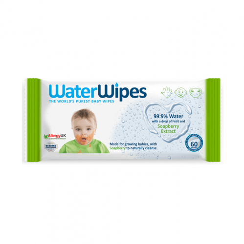 واتر وايبس سوبيرى مناديل مبللة للأطفال  _ 60 منديل.  Water wipes