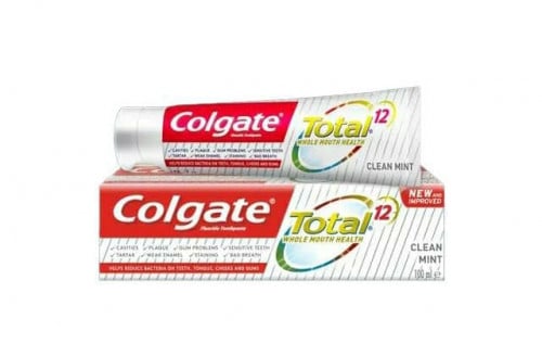 كولجيت - معجون أسنان توتال 12 كلين - بالنعناع - 100 مل / Colgate