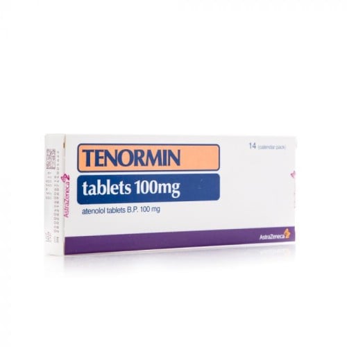 تينورمين 100 مجم، في حالات الضغط المرتفع _ 14 قرص. Tenormin 100 Mg