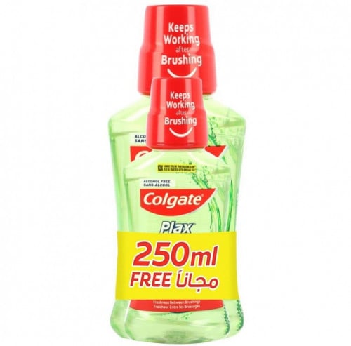 كولجيت بلاكس تي - غسول فم منعش  500 + 250 مل.  Colgate