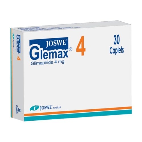 جليماكس، جليمبيريد 4 مجم - 30 قرص.   Glemax, Glimepiride 4 Mg
