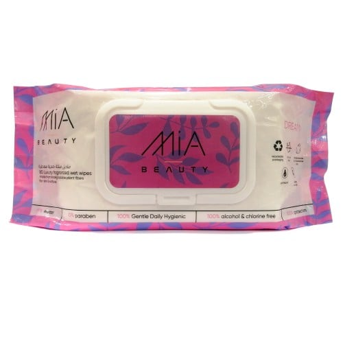 ميا مناديل مبلله ومعطرة 80 منديل دريم.   MiA