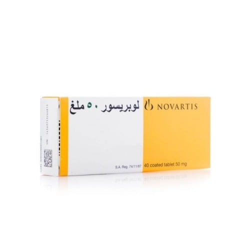 لوبريسور 50 مجم، في حالات الضغط المرتفع - 40 قرص.   Lopresor 50 Mg,