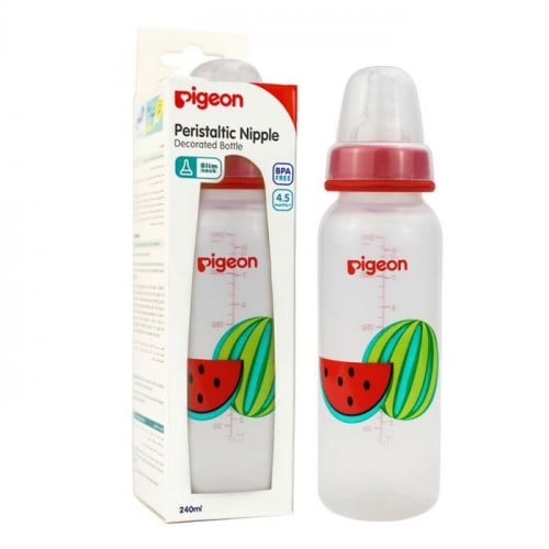 بيجون رضاعة بلاستيك ملونة - 240 مل /Pigeon