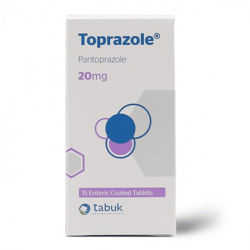 توبرازول 20 مجم - 15 قرص.   Toprazole