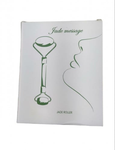 مجموعة تدليك   _ رولر لإزالة تجاعيد الوجه والرقبة من جاد رولر / jade roller