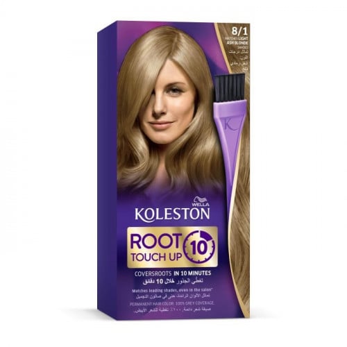 ويلا، كوليستون روت تتش أب صبغة للشعر لون أشقر رمادي فاتح  8/1- 70 مل.  Koleston