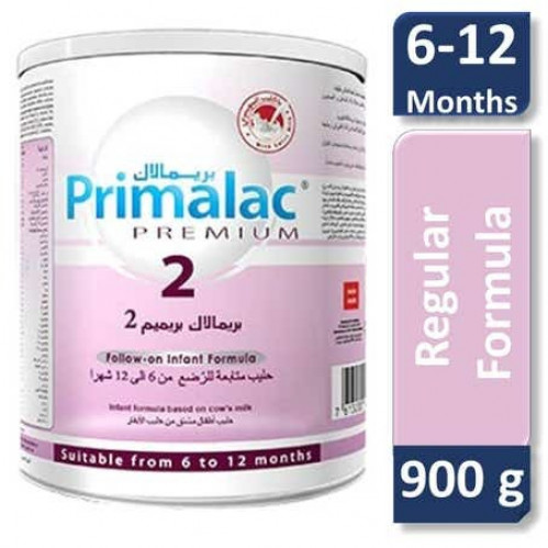 حليب أطفال رقم (2) من عمر 6_12شهر من بريمالاك بريميم _900 جرام / Primalac