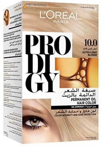 صبغة الشعر الدائمة بالزيت - أشقر ثلجي فاتح  . من باريس لوريال Loreal paris