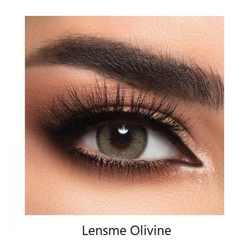 عدسات ملونة من لانس مي - اولفين -  6 شهور LENS ME Olivine